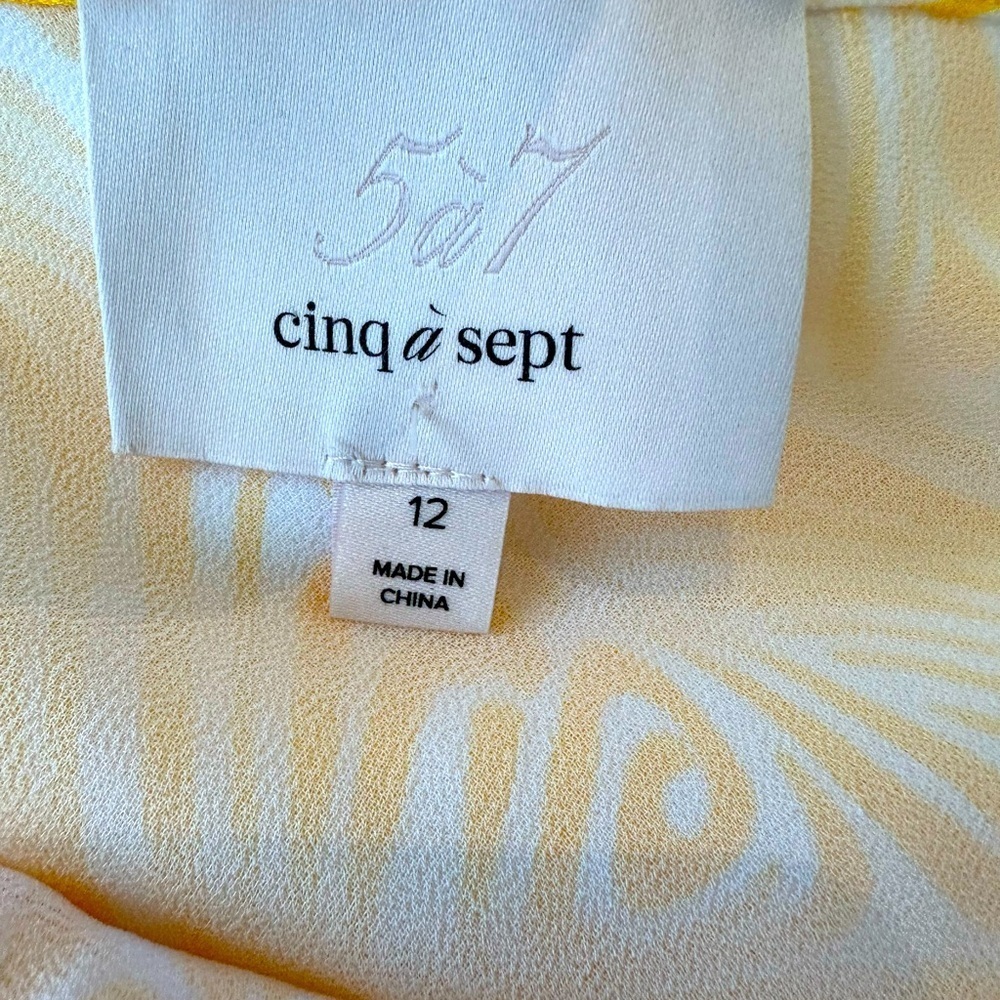 Cinq A Sept Valencia Printed Ruffle Midi Skirt - Picture 12 of 14